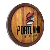 Portland Trail Blazers: Logo - "Faux" Barrel Top Sign, FNB-NBPTBS-240-04