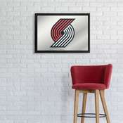 Portland Trail Blazers: Framed Mirrored Wall Sign - Horizontal, FNB-NBPTBS-265-01A