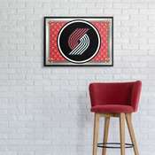 Portland Trail Blazers: Team Spirit - Framed Mirrored Wall Sign, FNB-NBPTBS-265-02A