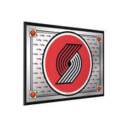 Portland Trail Blazers: Team Spirit - Framed Mirrored Wall Sign, FNB-NBPTBS-265-02A
