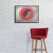 Portland Trail Blazers: Team Spirit - Framed Mirrored Wall Sign, FNB-NBPTBS-265-02A