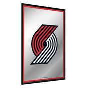 Portland Trail Blazers: Framed Mirrored Wall Sign - Vertical, FNB-NBPTBS-275-01A