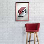 Portland Trail Blazers: Framed Mirrored Wall Sign - Vertical, FNB-NBPTBS-275-01A