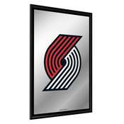 Portland Trail Blazers: Framed Mirrored Wall Sign - Vertical, FNB-NBPTBS-275-01A