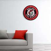 Portland Trail Blazers: Modern Disc Wall Clock, NBPTBS-510-01