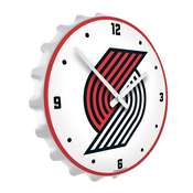 Portland Trail Blazers: Bottle Cap Lighted Wall Clock, NBPTBS-545-01