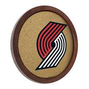 Portland Trail Blazers: "Faux" Barrel Framed Cork Board, NBPTBS-632-01