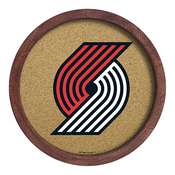 Portland Trail Blazers: "Faux" Barrel Framed Cork Board, NBPTBS-632-01