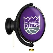 Sacramento Kings: Original Oval Rotating Lighted Wall Sign, FNB-NBSACK-125-01A