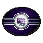 Sacramento Kings: Oval Slimline Lighted Wall Sign, NBSACK-140-01
