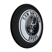 San Antonio Spurs: Round Slimline Lighted Wall Sign, NBSASP-130-01