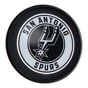 San Antonio Spurs: Round Slimline Lighted Wall Sign, NBSASP-130-01