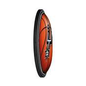 San Antonio Spurs: Basketball - Round Slimline Lighted Wall Sign, NBSASP-130-02