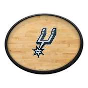 San Antonio Spurs: Hardwood - Oval Slimline Lighted Wall Sign, NBSASP-140-21