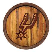 San Antonio Spurs: "Faux" Barrel Top Sign, FNB-NBSASP-240-01