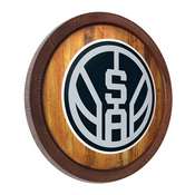 San Antonio Spurs: Logo - "Faux" Barrel Top Sign, FNB-NBSASP-240-04
