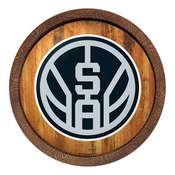 San Antonio Spurs: Logo - "Faux" Barrel Top Sign, FNB-NBSASP-240-04