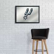 San Antonio Spurs: Framed Mirrored Wall Sign - Horizontal, FNB-NBSASP-265-01A