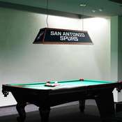 San Antonio Spurs: Premium Wood Pool Table Light, NBSASP-330-01