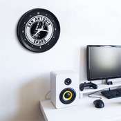 San Antonio Spurs: Ribbed Frame Wall Clock, NBSASP-530-01