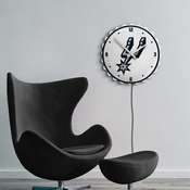 San Antonio Spurs: Bottle Cap Lighted Wall Clock, NBSASP-545-01
