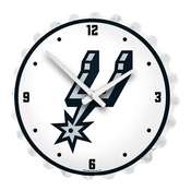 San Antonio Spurs: Bottle Cap Lighted Wall Clock, NBSASP-545-01