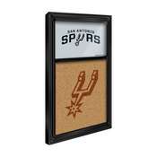 San Antonio Spurs: Dual Logo - Cork Note Board, NBSASP-640-04