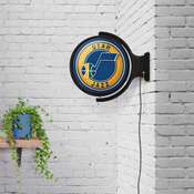 Utah Jazz: Original Round Rotating Lighted Wall Sign, NBUTAH-115-01