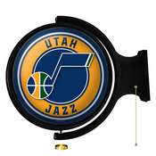 Utah Jazz: Original Round Rotating Lighted Wall Sign, NBUTAH-115-01