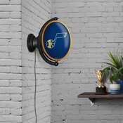 Utah Jazz: Original Oval Rotating Lighted Wall Sign, FNB-NBUTAH-125-01A