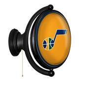 Utah Jazz: Original Oval Rotating Lighted Wall Sign, FNB-NBUTAH-125-01A