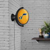 Utah Jazz: Original Oval Rotating Lighted Wall Sign, FNB-NBUTAH-125-01A