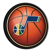 Utah Jazz: Basketball - Round Slimline Lighted Wall Sign, NBUTAH-130-02