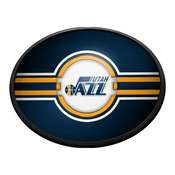Utah Jazz: Oval Slimline Lighted Wall Sign, NBUTAH-140-01