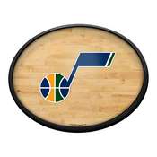 Utah Jazz: Hardwood - Oval Slimline Lighted Wall Sign, NBUTAH-140-21