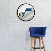 Utah Jazz: Modern Disc Mirrored Wall Sign, NBUTAH-235-01