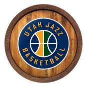 Utah Jazz: Logo - "Faux" Barrel Top Sign, FNB-NBUTAH-240-04