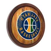 Utah Jazz: Logo - "Faux" Barrel Top Sign, FNB-NBUTAH-240-04