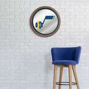 Utah Jazz: "Faux" Barrel Top Mirrored Wall Sign, FNB-NBUTAH-245-01A