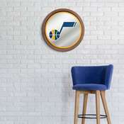 Utah Jazz: "Faux" Barrel Top Mirrored Wall Sign, FNB-NBUTAH-245-01A