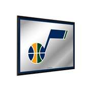 Utah Jazz: Framed Mirrored Wall Sign - Horizontal, FNB-NBUTAH-265-01A