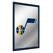 Utah Jazz: Framed Mirrored Wall Sign - Vertical, FNB-NBUTAH-275-01A
