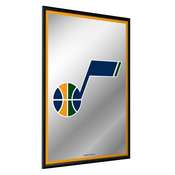 Utah Jazz: Framed Mirrored Wall Sign - Vertical, FNB-NBUTAH-275-01A