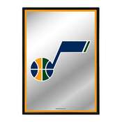 Utah Jazz: Framed Mirrored Wall Sign - Vertical, FNB-NBUTAH-275-01A