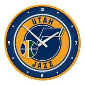 Utah Jazz: Modern Disc Wall Clock, NBUTAH-510-01