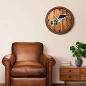 Utah Jazz: "Faux" Barrel Top Clock, FNB-NBUTAH-560-01