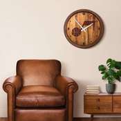 Utah Jazz: "Faux" Barrel Top Clock, FNB-NBUTAH-560-01