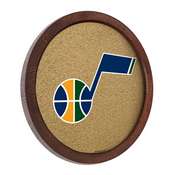Utah Jazz: "Faux" Barrel Framed Cork Board, NBUTAH-632-01