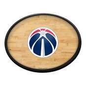 Washington Wizards: Hardwood - Oval Slimline Lighted Wall Sign, NBWWIZ-140-21