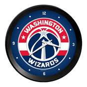 Washington Wizards: Ribbed Frame Wall Clock, NBWWIZ-530-01